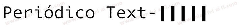 Periódico Text字体转换